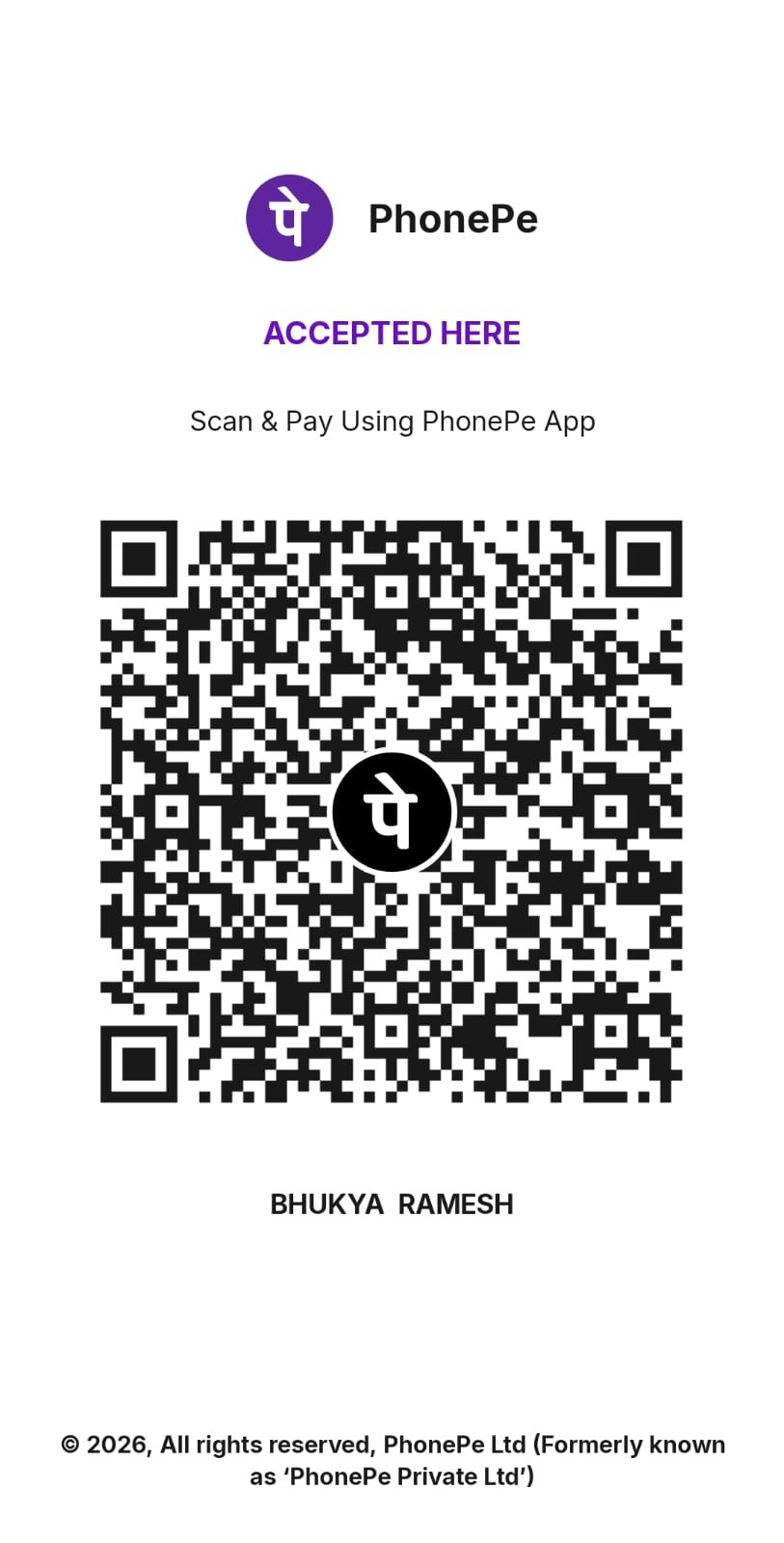 PhonePe QR Code